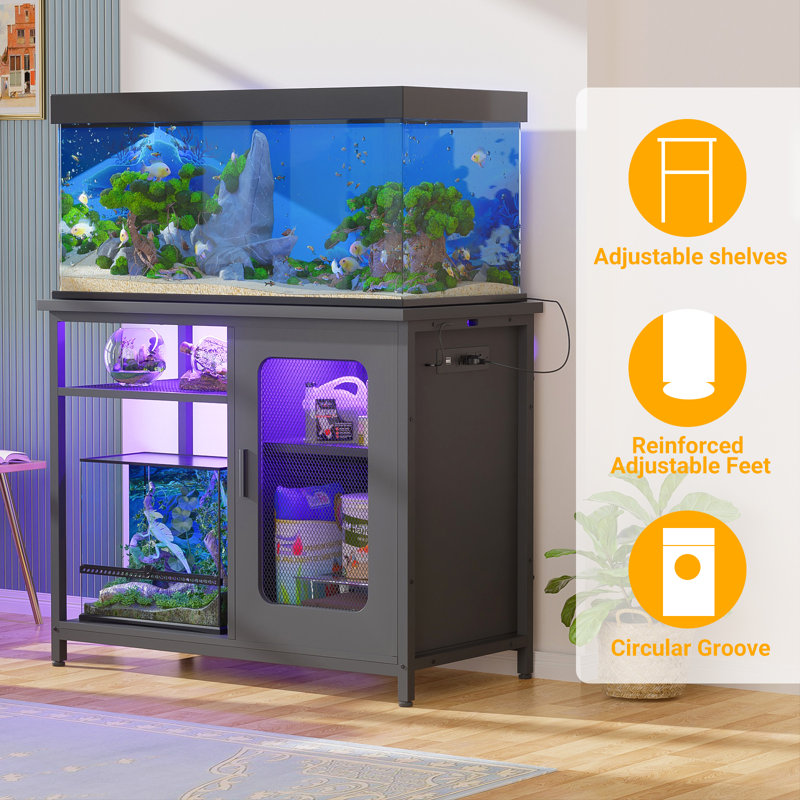 Tucker Murphy Pet Gentilucci 29 gallons Rectangle Aquarium Tank Wayfair